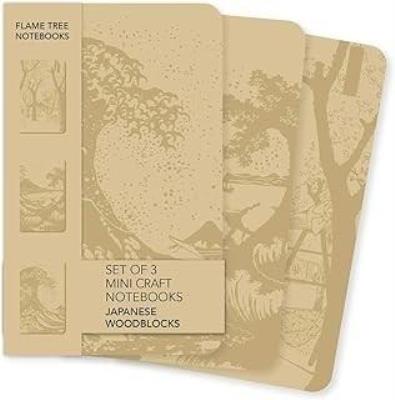 Opakowanie Zestaw 3 notatników MINI Kaft Japońskie drzeworyty