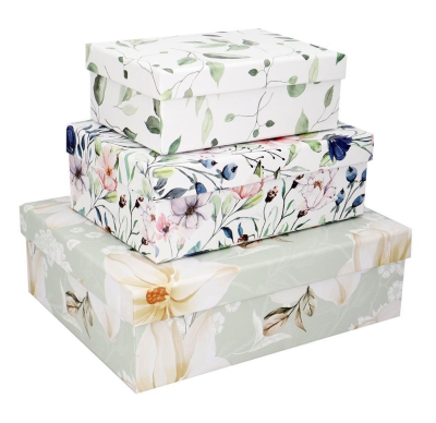 Opakowanie Zestaw 3 pudełek prezentowych