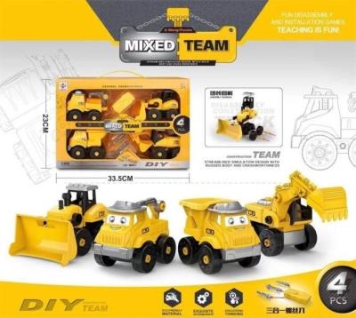 Opakowanie Zestaw 4 aut do rozkręcania