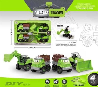 Opakowanie Zestaw 4 aut do rozkręcania