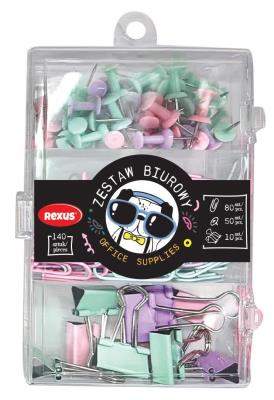 Opakowanie Zestaw akcesoriów biurowych 140szt