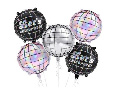 Opakowanie Zestaw balonów foliowych Kule Disco 35cm