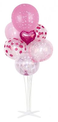 Opakowanie Zestaw balonów różowy 85cm 7szt PARTY GO