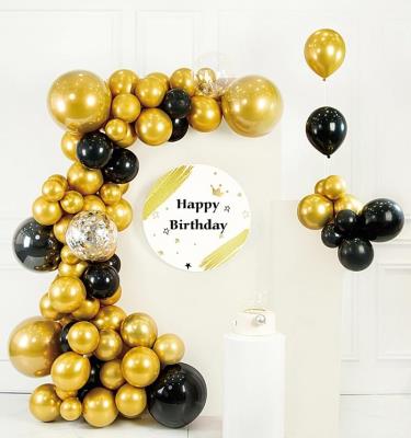 Okładka książki Zestaw balonów złoty 73szt PARTY GO