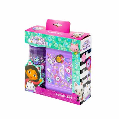 Zestaw bidon + śniadaniówka Gabby Dollhouse ASTRA. Wydawca: ASTRA papiernicze. SmakLiter.pl Opakowanie Zestaw bidon + śniadaniówka Gabby Dollhouse ASTRA