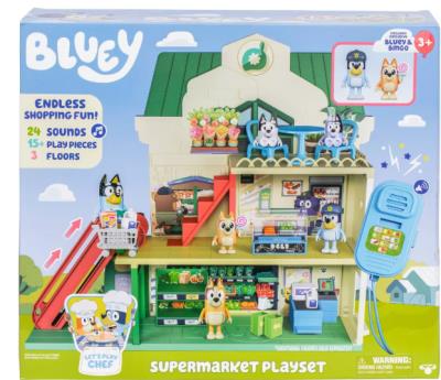 Zestaw Bluey Supermarket BLU18918. Wydawca: TM Toys. SmakLiter.pl Opakowanie Zestaw Bluey Supermarket BLU18918