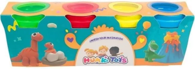 Zestaw ciastoliny 4 szt. Wydawca: Merkpol. SmakLiter.pl Opakowanie Zestaw ciastoliny 4 szt