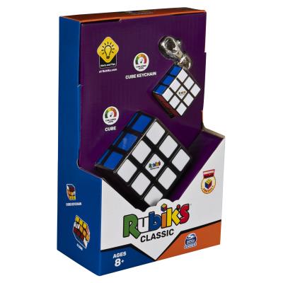 Zestaw Classic kostka Rubika i brelok Rubiks. Wydawca: Spin Master. SmakLiter.pl Opakowanie Zestaw Classic kostka Rubika i brelok Rubiks
