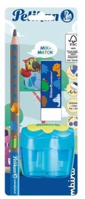 Opakowanie Zestaw Combino ołówek + temperówka + gumka PELIKAN