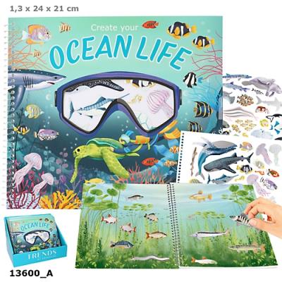 Zestaw Create your Ocean Life z naklejkami 13600A. Wydawca: DEPESCHE (5). SmakLiter.pl Opakowanie Zestaw Create your Ocean Life z naklejkami 13600A
