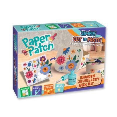 Opakowanie Zestaw decoupage Paper Patch - Szkatułka drewniana