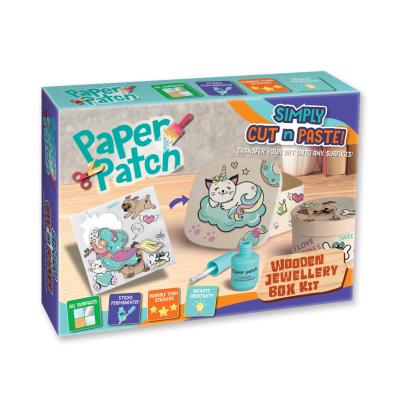 Opakowanie Zestaw decoupage Paper Patch - Szkatułka z kotkiem