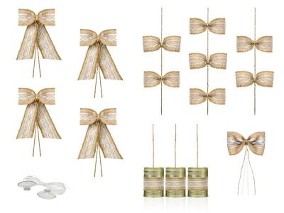 Opakowanie Zestaw dekoracji samochodowych Kokardki