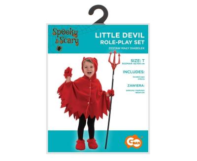 Zestaw dla dzieci Mały Diabełek rozm. 92/104cm. Wydawca: GODAN. SmakLiter.pl Opakowanie Zestaw dla dzieci Mały Diabełek rozm. 92/104cm