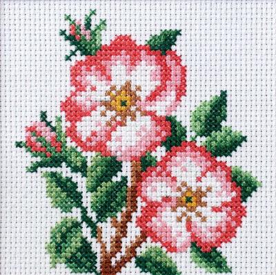 Opakowanie Zestaw do haftu krzyżykowego Dzika Róża