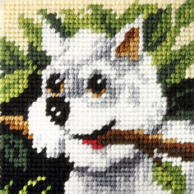 Opakowanie Zestaw do haftu Moje pierwsze wyszywanie Biały piesek