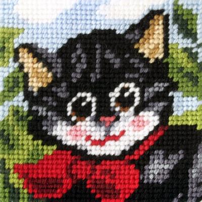 Opakowanie Zestaw do haftu Moje pierwsze wyszywanie Kotek