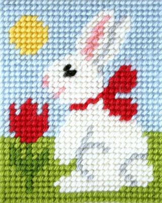 Opakowanie Zestaw do haftu Moje pierwsze wyszywanie Króliczek