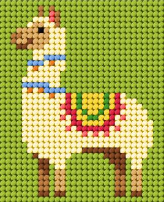 Opakowanie Zestaw do haftu Moje pierwsze wyszywanie Lama