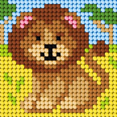 Opakowanie Zestaw do haftu Moje pierwsze wyszywanie Lew