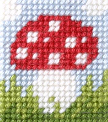 Opakowanie Zestaw do haftu Moje pierwsze wyszywanie Muchomorek