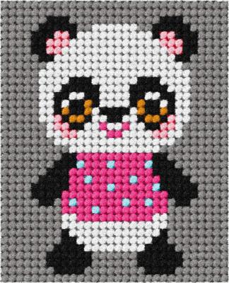 Opakowanie Zestaw do haftu Moje pierwsze wyszywanie Panda
