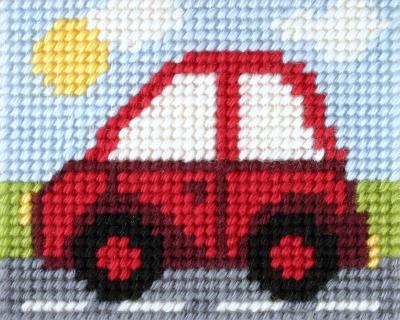 Opakowanie Zestaw do haftu Moje pierwsze wyszywanie Samochód