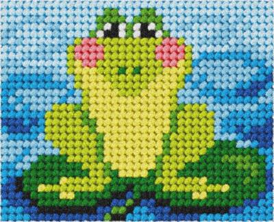 Opakowanie Zestaw do haftu Moje pierwsze wyszywanie Żabka