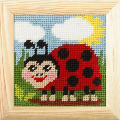 Opakowanie Zestaw do haftu z ramką Moje pierwsze wyszywanie Biedronka