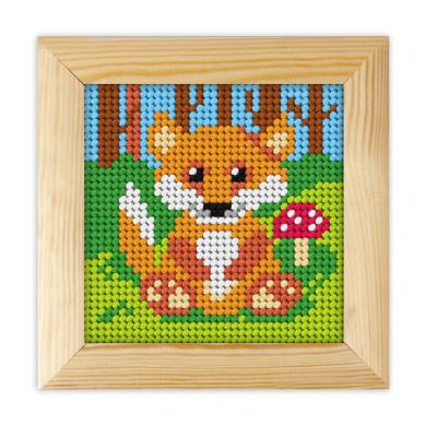 Opakowanie Zestaw do haftu z ramką Moje pierwsze wyszywanie Lisek