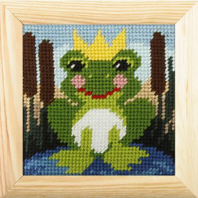 Opakowanie Zestaw do haftu z ramką Moje pierwsze wyszywanie Żabka