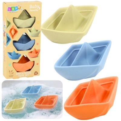 Opakowanie Zestaw do koąpieli łódki pastelowe 3szt.
