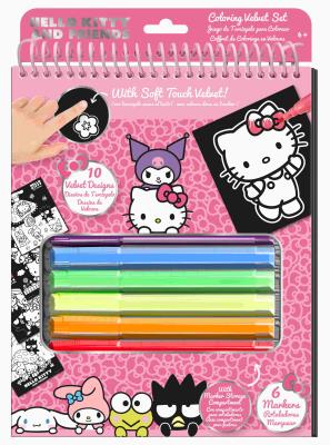 Opakowanie Zestaw do kolorowania Hello Kitty 6 flamastrów 10 kartek HK00362
