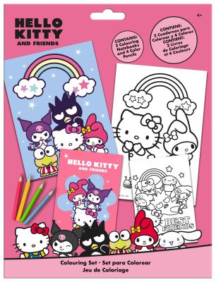 Zestaw do kolorowania Hello Kitty HK50189. Wydawca: Kids Euroswan. SmakLiter.pl Opakowanie Zestaw do kolorowania Hello Kitty HK50189