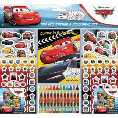 Zestaw do kolorowania i wyklejania Cars 500szt. Wydawca: Jiri Models. SmakLiter.pl Opakowanie Zestaw do kolorowania i wyklejania Cars 500szt