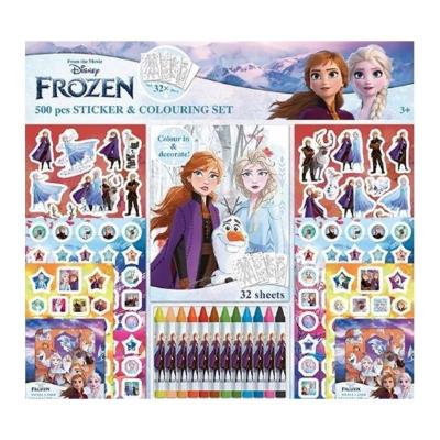 Zestaw do kolorowania i wyklejania Frozen 500szt. Wydawca: Jiri Models. SmakLiter.pl Opakowanie Zestaw do kolorowania i wyklejania Frozen 500szt
