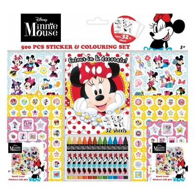 Zestaw do kolorowania i wyklejania Minni 500szt. Wydawca: Jiri Models. SmakLiter.pl Opakowanie Zestaw do kolorowania i wyklejania Minni 500szt