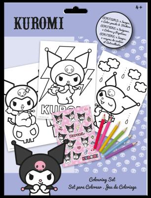 Zestaw do kolorowania Kuromi KU00018. Wydawca: Kids Euroswan. SmakLiter.pl Opakowanie Zestaw do kolorowania Kuromi KU00018