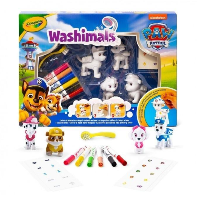 Opakowanie Zestaw do kolorowania Washimals Psi Patrol