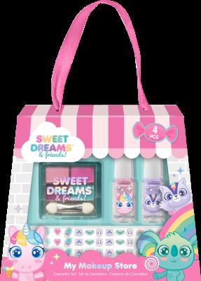 Opakowanie Zestaw do makijażu Sweet Dreams z naklejkami 4 el. KL11659