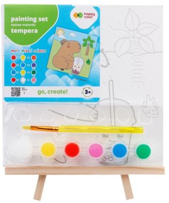 Opakowanie Zestaw do malowania Kapibara 9el HAPPY COLOR