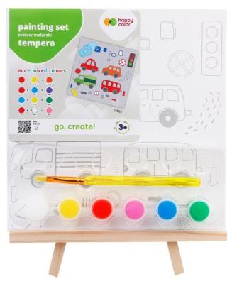 Opakowanie Zestaw do malowania Samochody 9el HAPPY COLOR