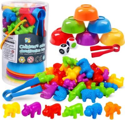 Opakowanie Zestaw do nauki liczenia i kolorów 36el