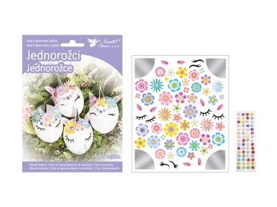 Opakowanie Zestaw do ozdabiania jajek Jednorożce 7738 4szt.