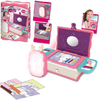 Opakowanie Zestaw do rysowania książka lampka