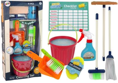 Opakowanie Zestaw do Sprzątania Cleaning Set 11el
