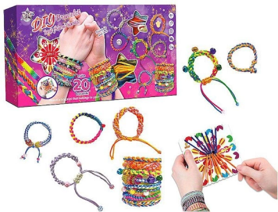 Opakowanie Zestaw do tworzenia bransoletek sznurkowych