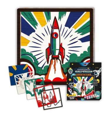 Opakowanie Zestaw do tworzenia obrazów z drewna - Statek