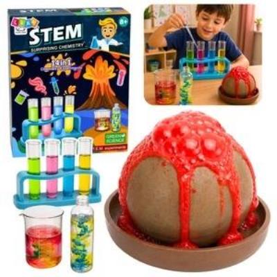 Opakowanie Zestaw doświadczalny Mały Chemik 14w1
