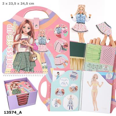 Zestaw Dress Me UP Top Model Collage Book 13574A. Wydawca: DEPESCHE (5). SmakLiter.pl Opakowanie Zestaw Dress Me UP Top Model Collage Book 13574A